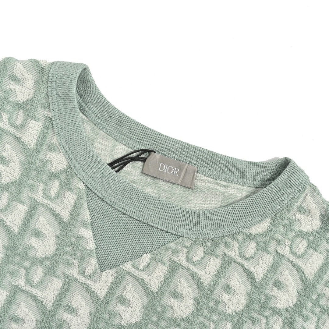Dior Oblique Relaxed-Fit T-Shirt Terry Cotton