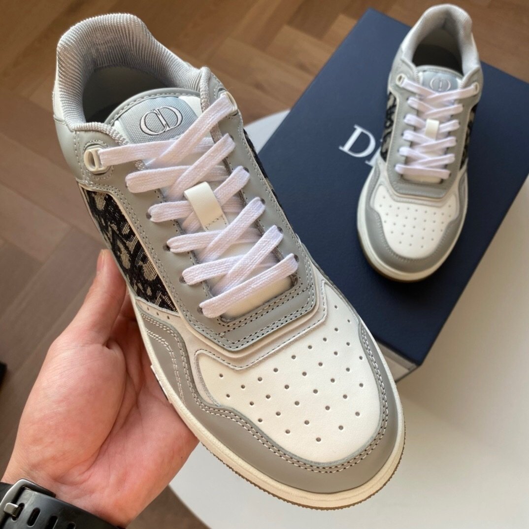 Dior B27 Low Oblique Grey/White