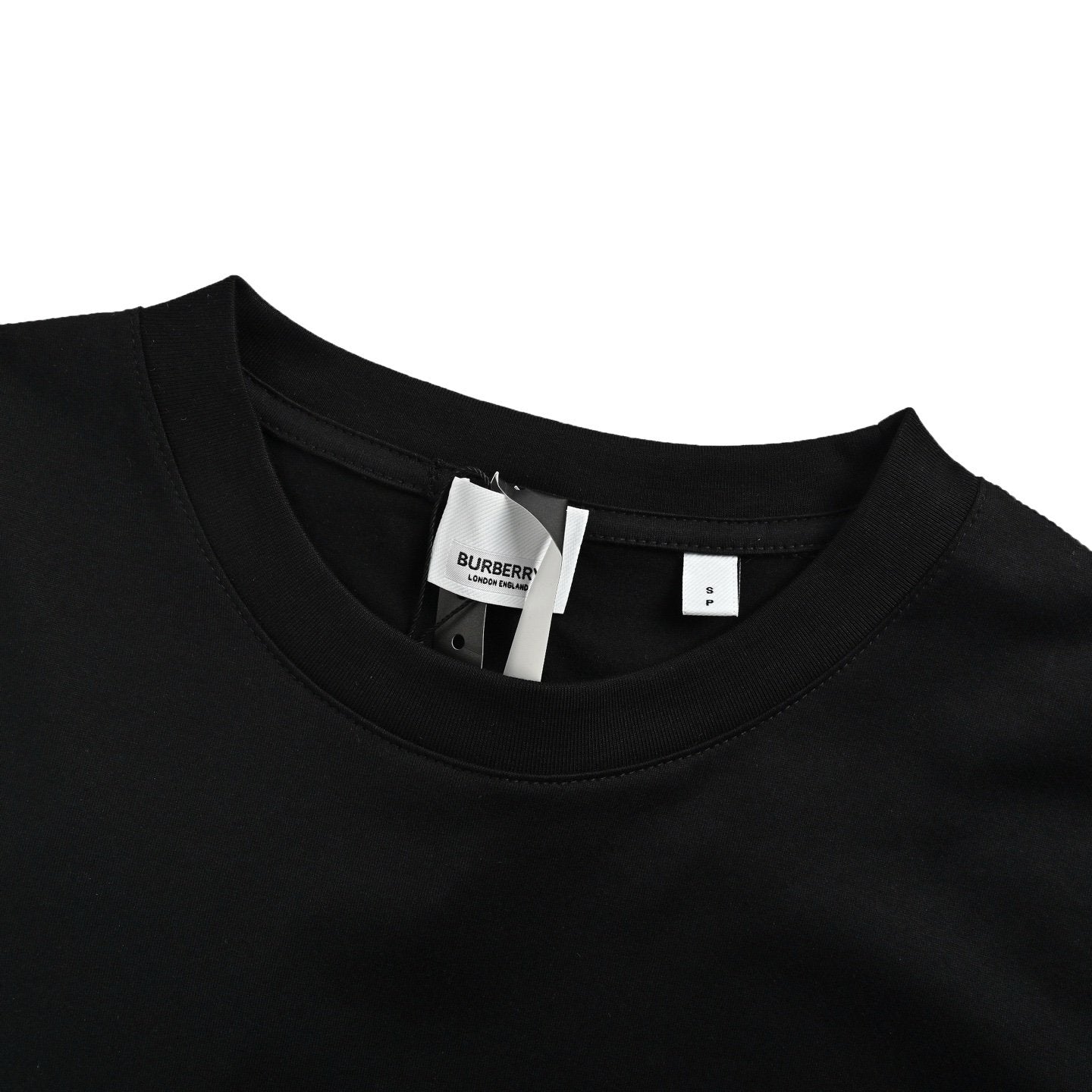 Burberry Logo Print T-Shirt In Black