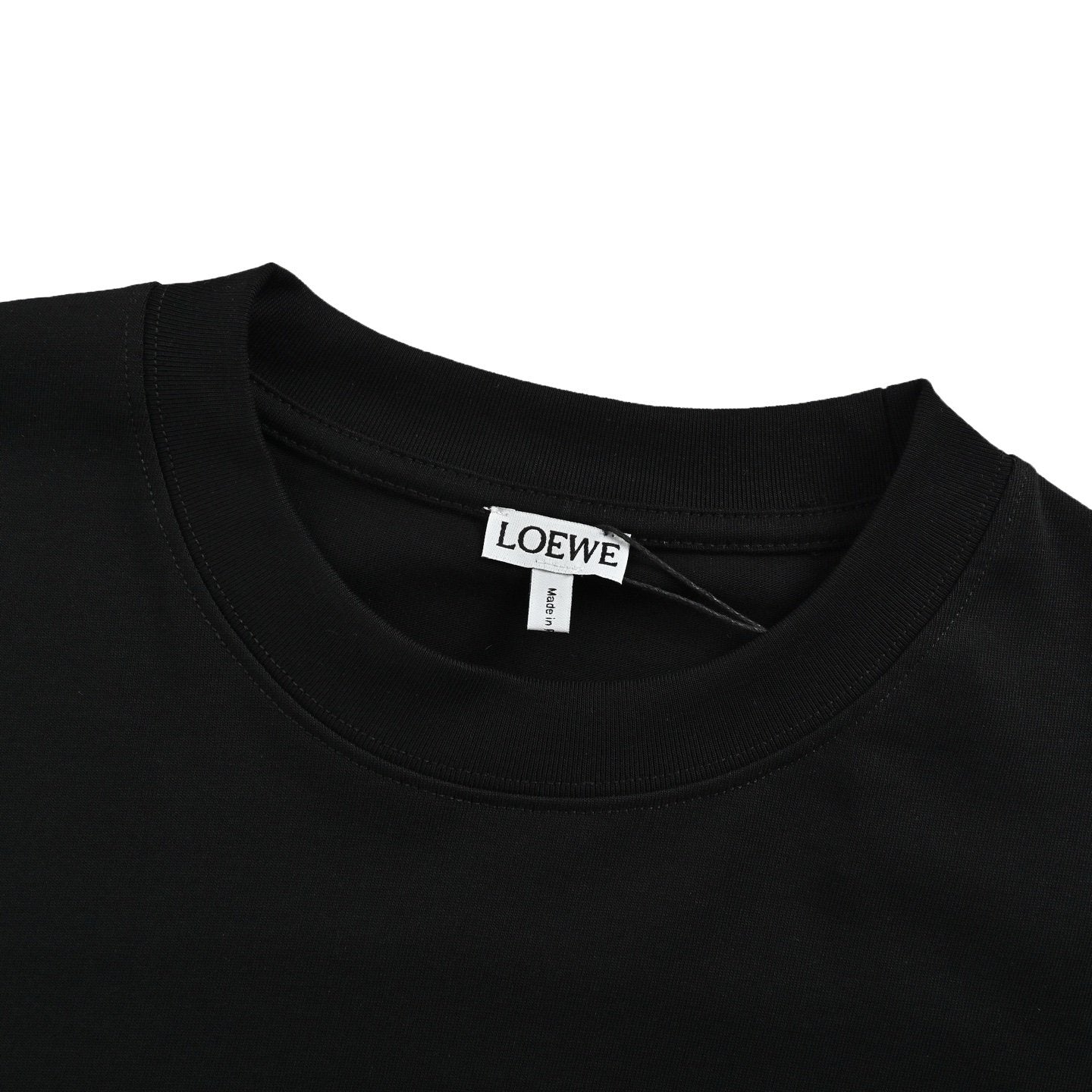Loewe Relaxed Fit T-Shirt in Cotton Black