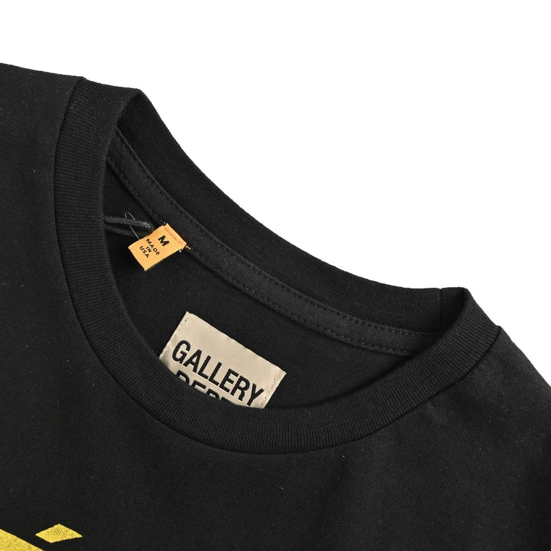 Gallery Dept Front Logo T-Shirt Aged Black