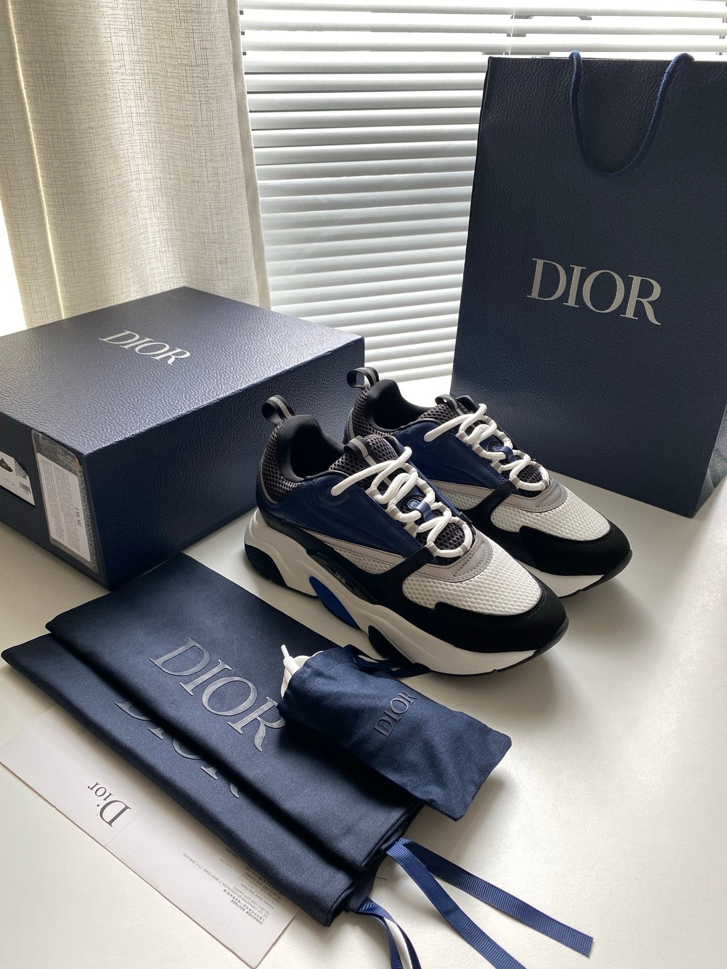 Dior B22 Navy Black White