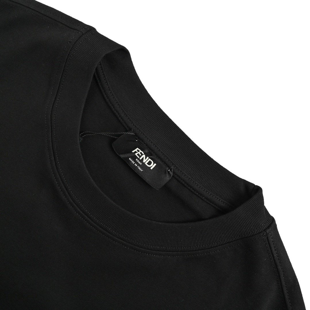 Fendi T-Shirt Cotton Black