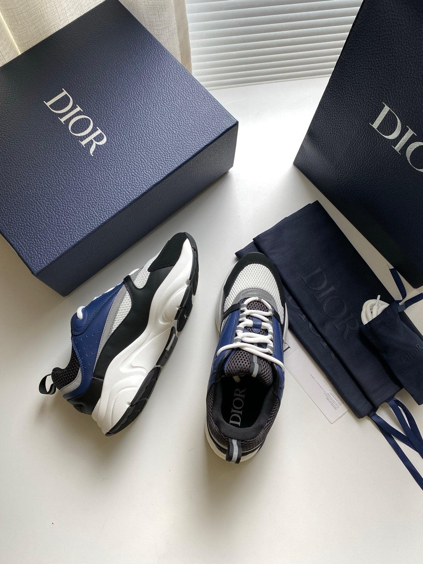 Dior B22 Navy Black White