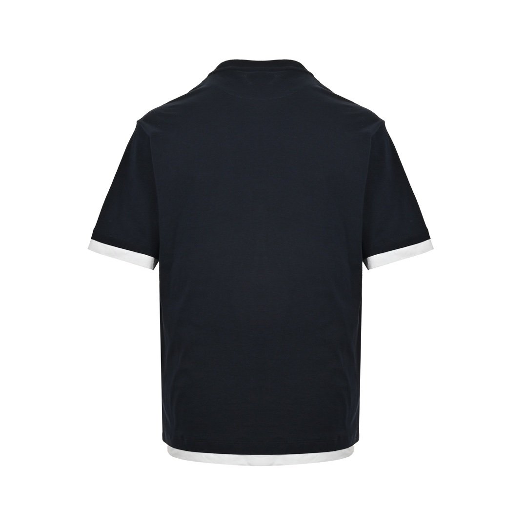 Prada Navy Cotton T-Shirt
