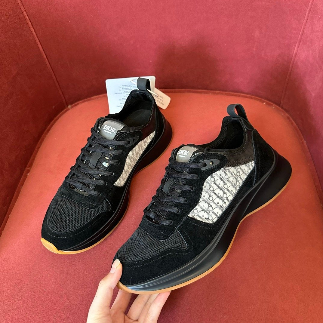 Dior B25 Suede Black/White