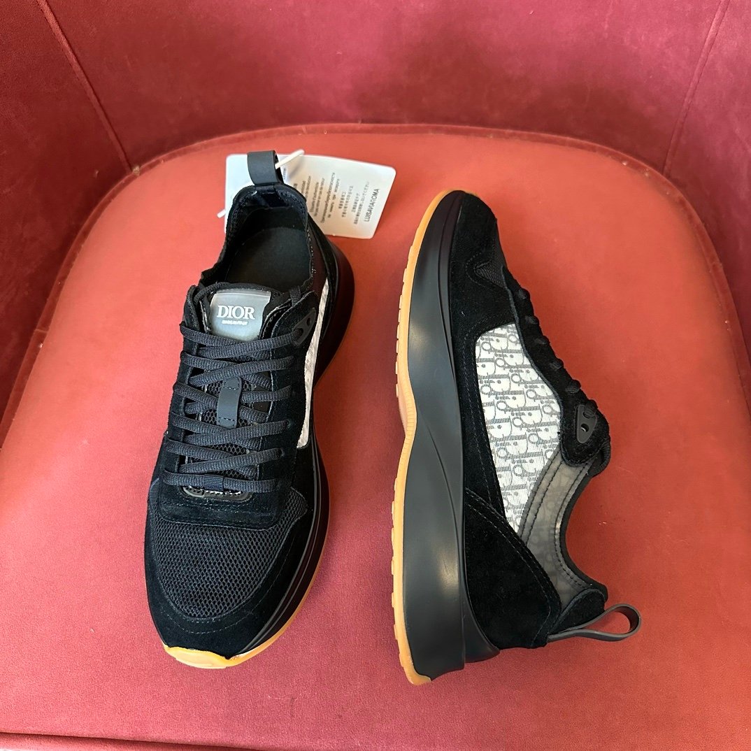 Dior B25 Suede Black/White