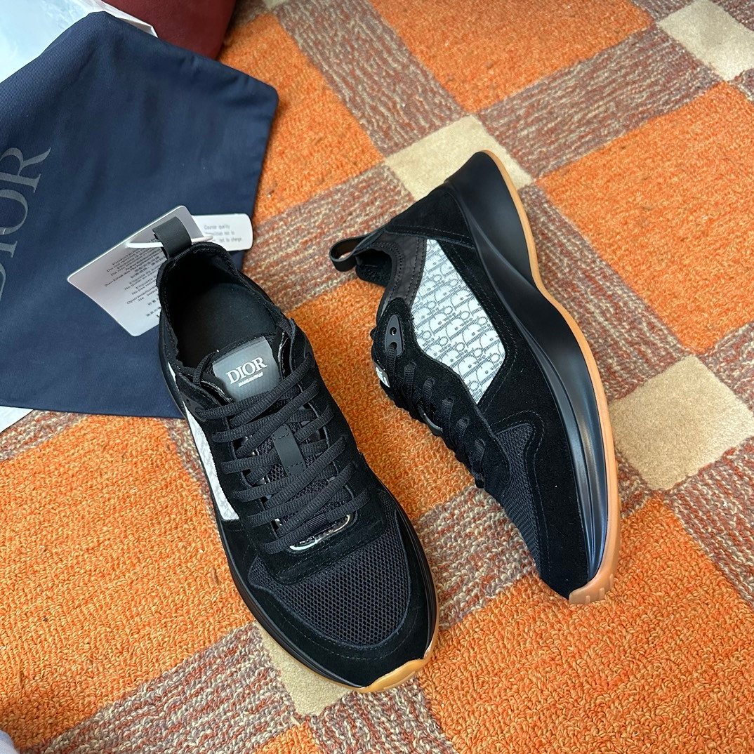 Dior B25 Suede Black/White