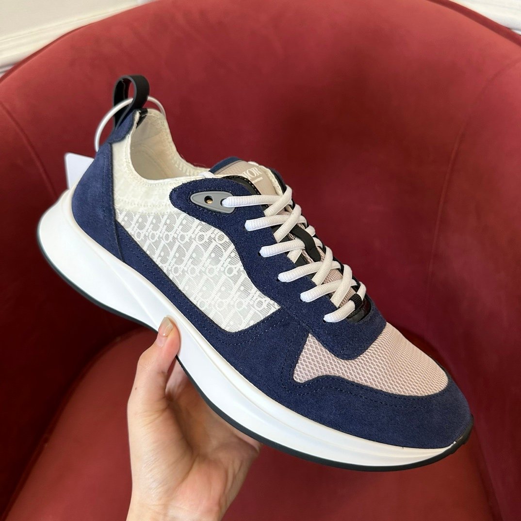 Dior B25 Suede Blue White