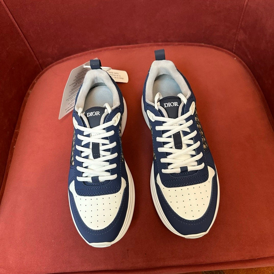 Dior B25 Leather Blue  White