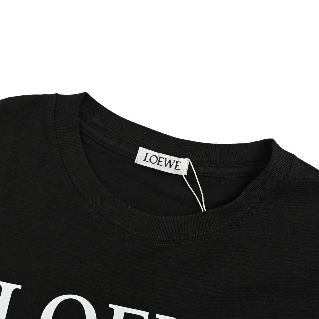 Loewe T-Shirt Black Butterfly