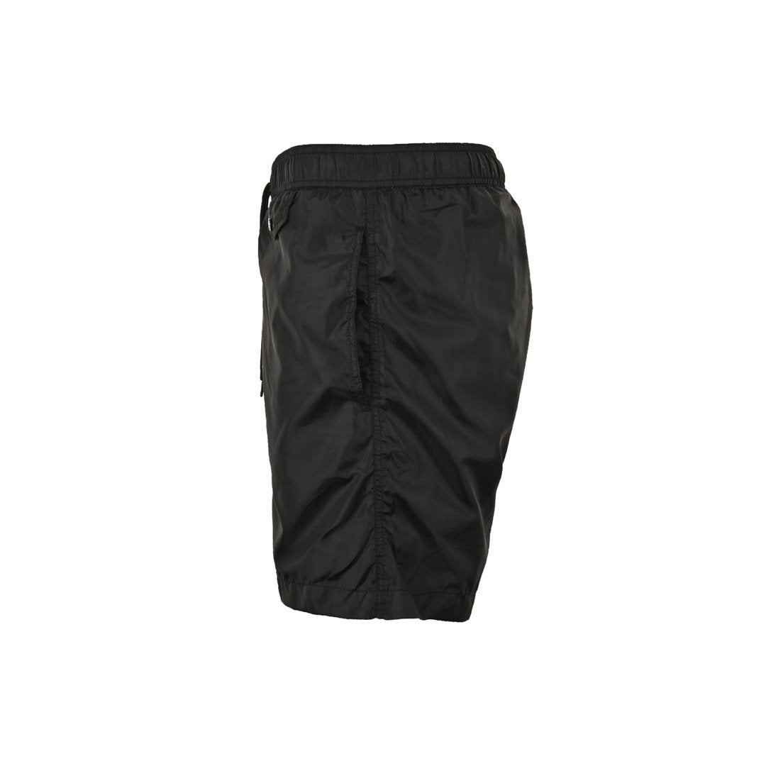Moncler Backpocket Logo Black Swimshorts