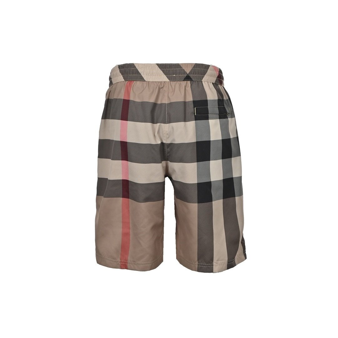 Burberry Check Dawnstring Beige Swimshorts