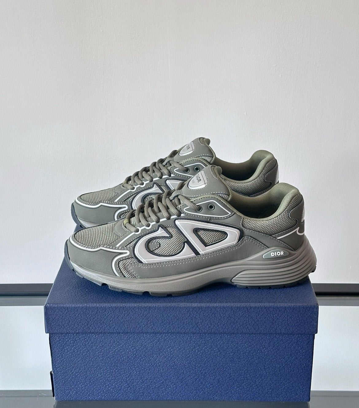 Dior B30 Reflective Olive Green