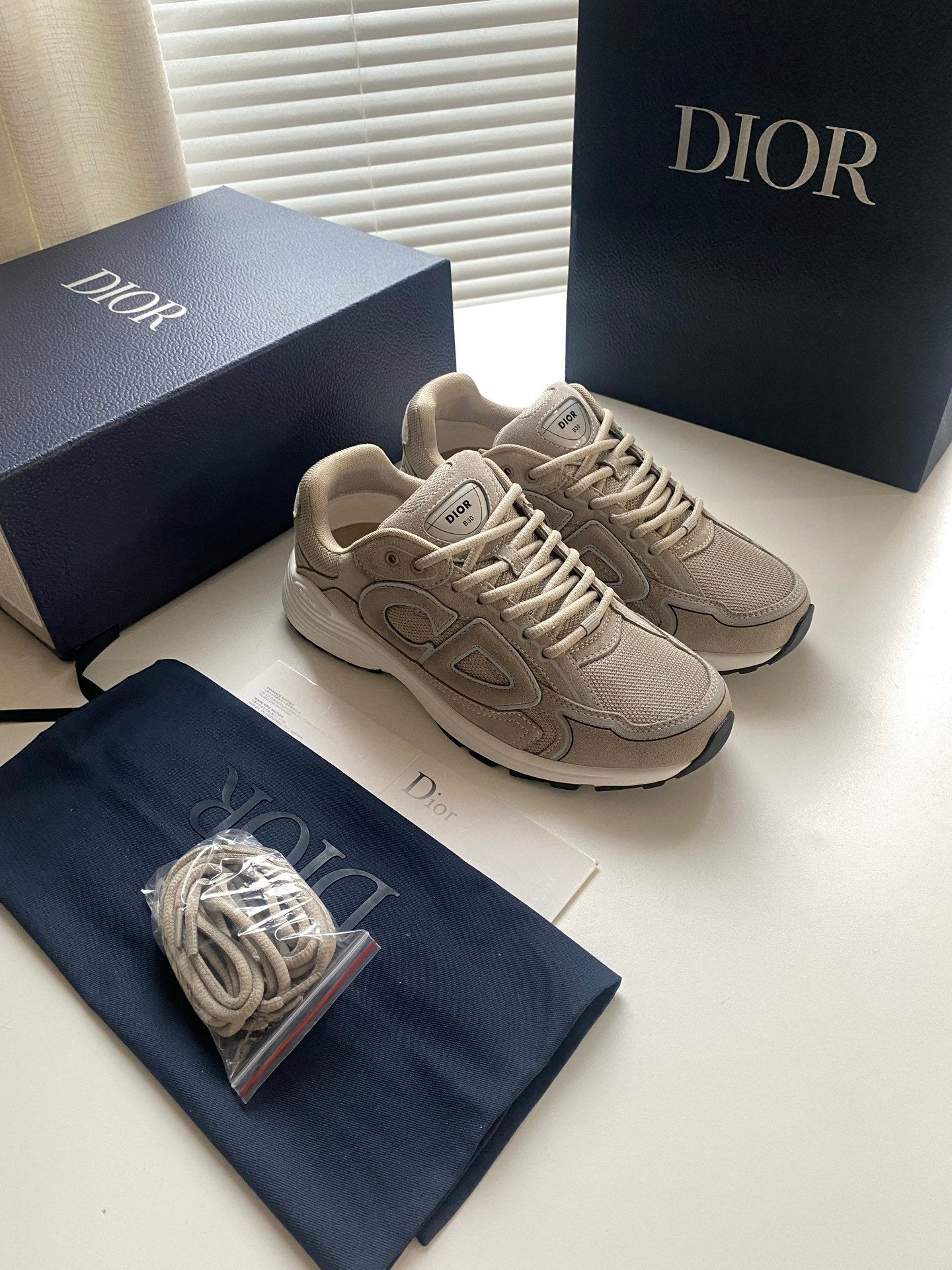 Dior B30 Suede Beige