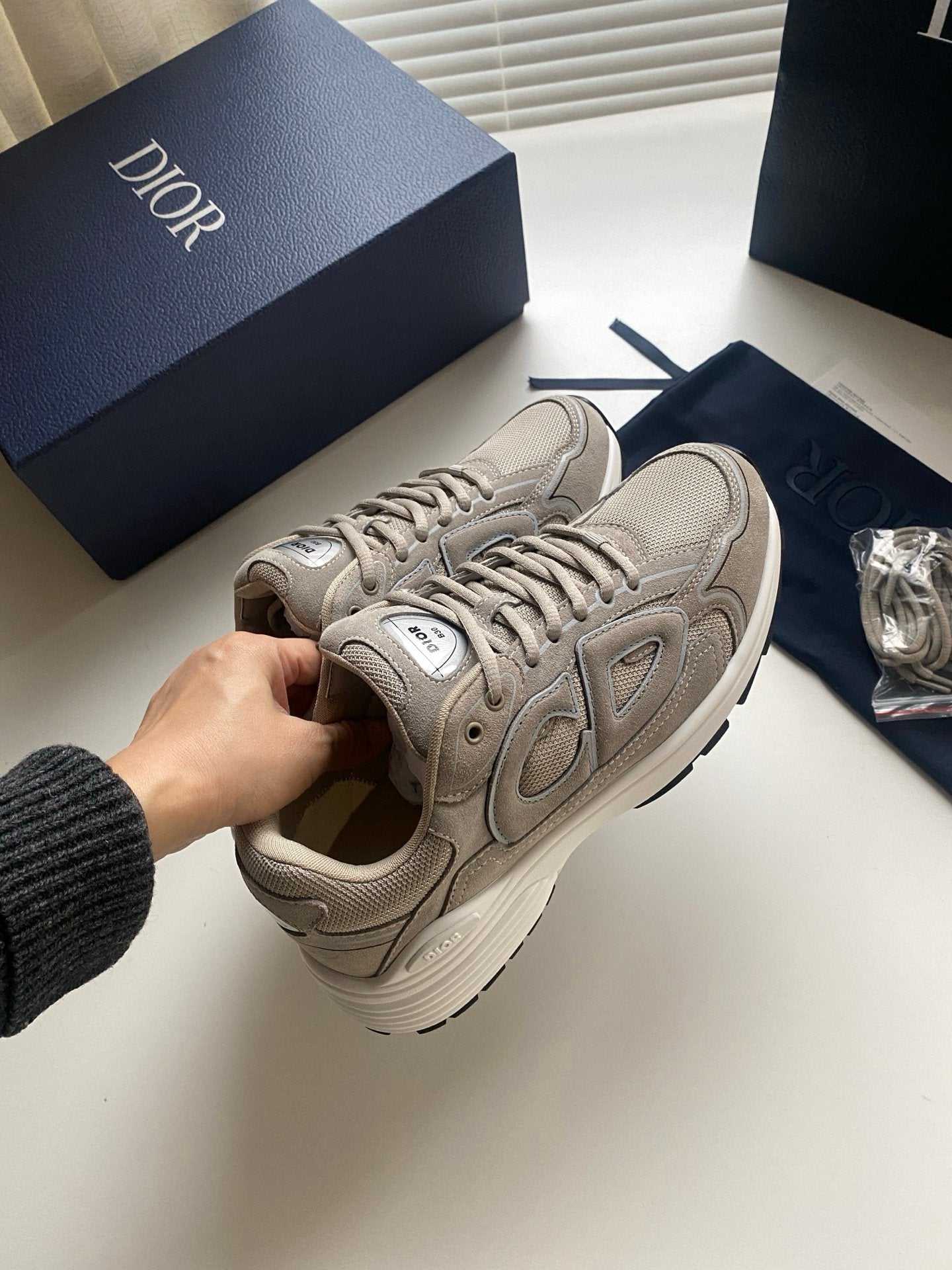 Dior B30 Suede Beige