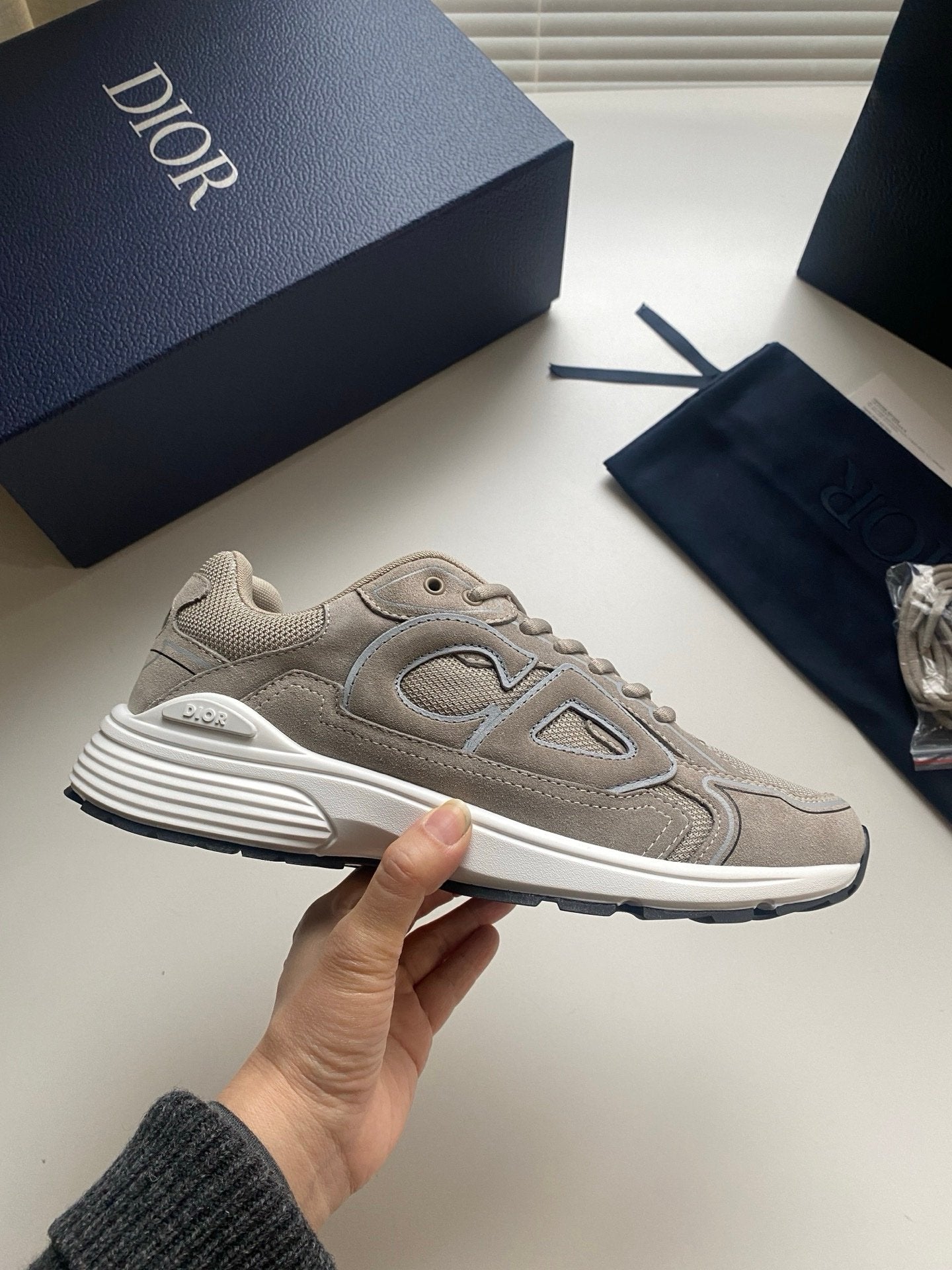 Dior B30 Suede Beige