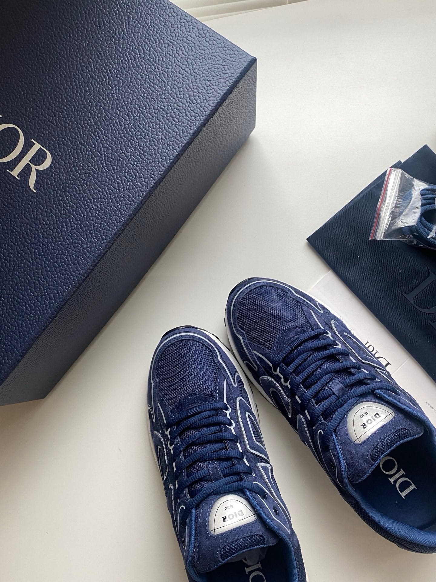 Dior B30 Suede Navy Blue