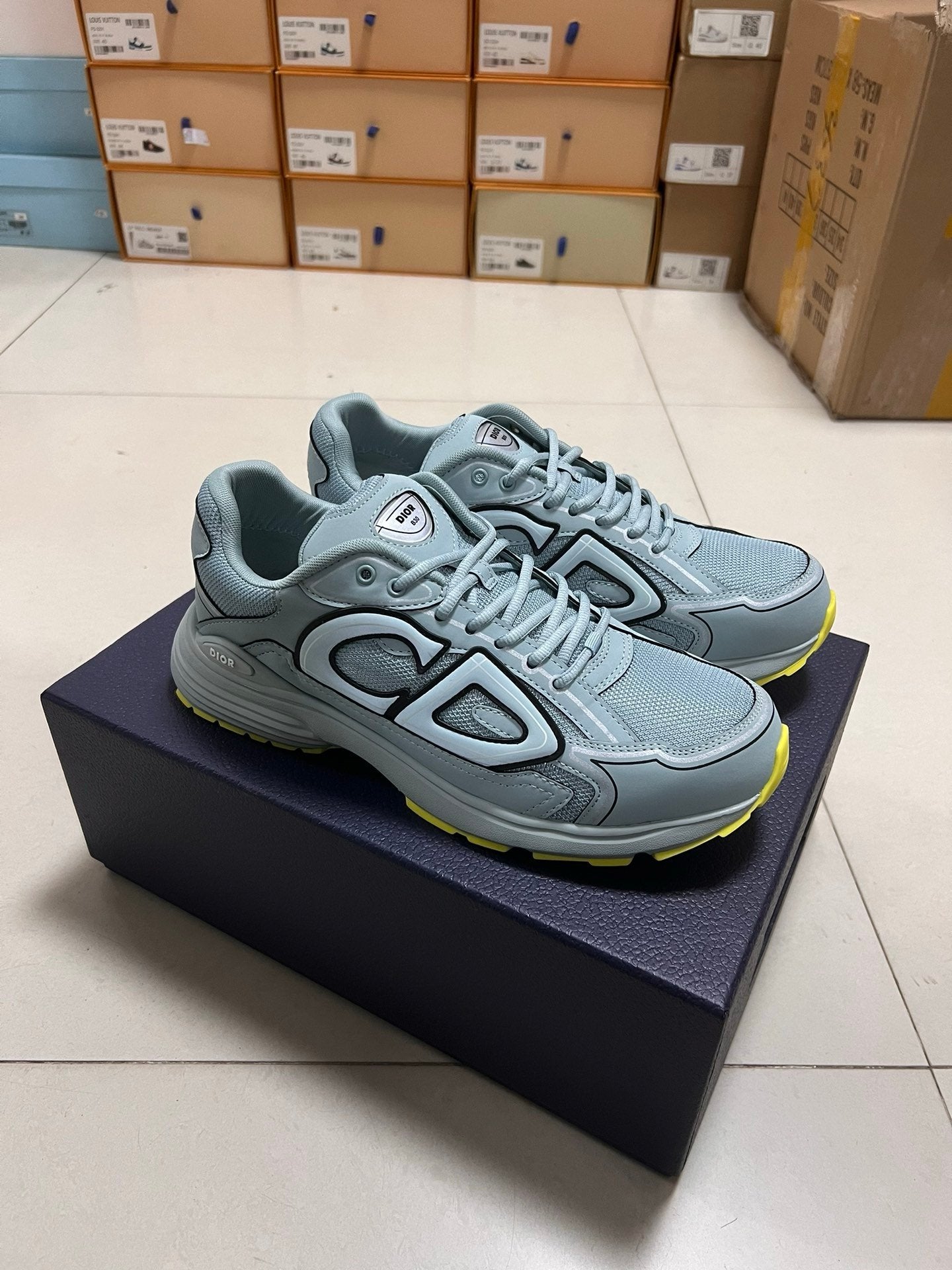Dior B30 Reflective Blue Green