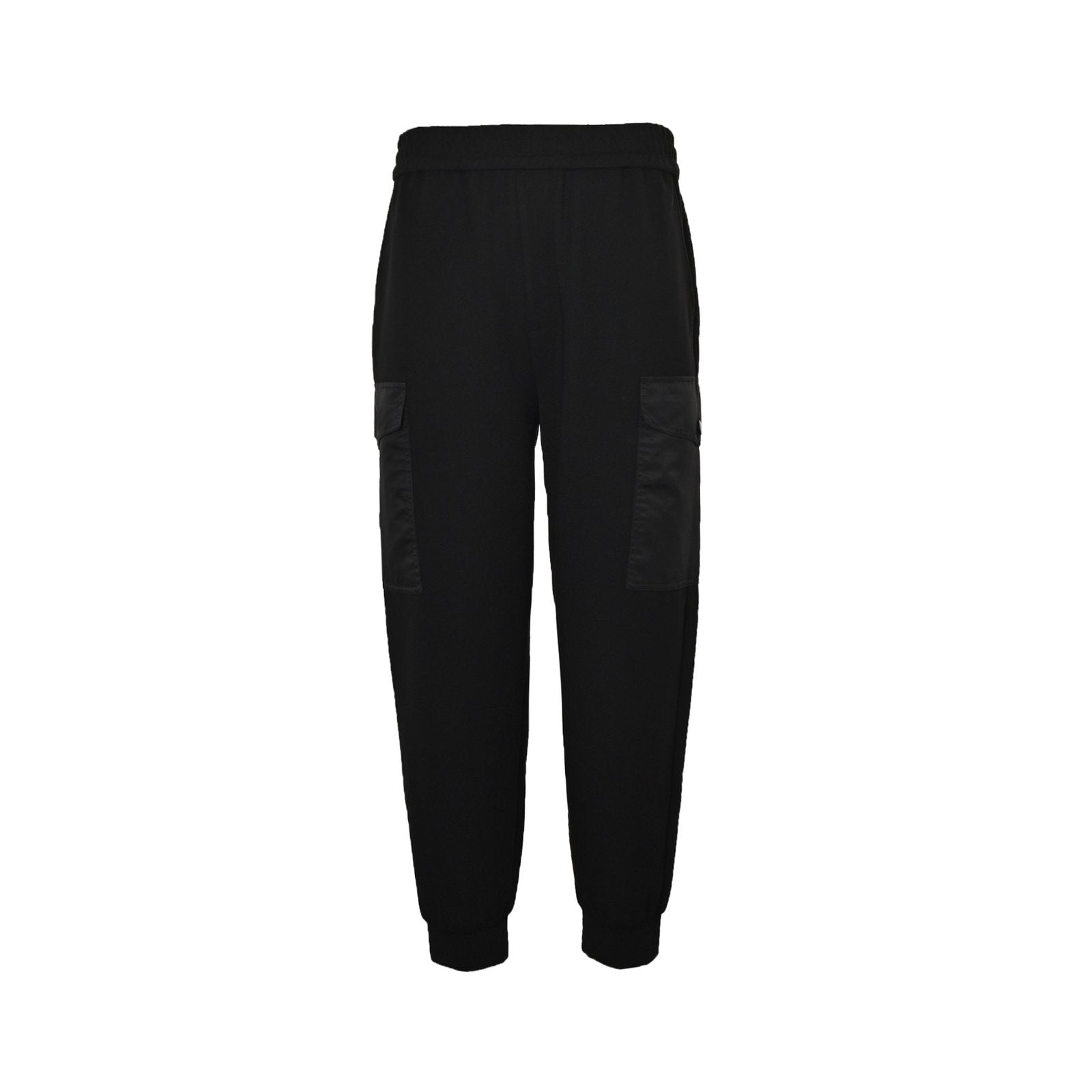 Prada Black Cotton Fleece And Re-Nylon