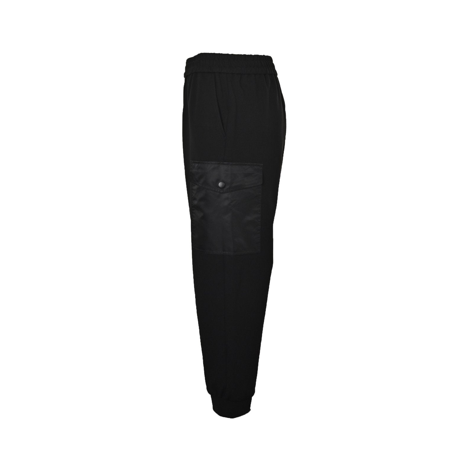 Prada Black Cotton Fleece And Re-Nylon