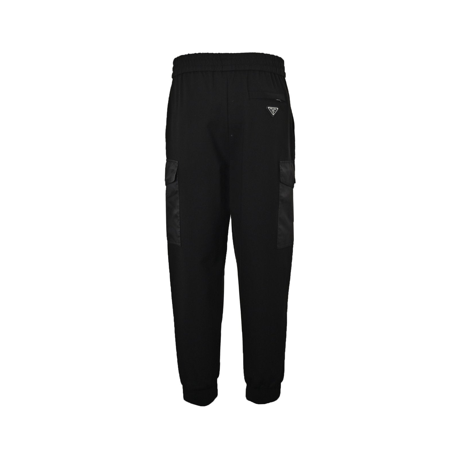 Prada Black Cotton Fleece And Re-Nylon