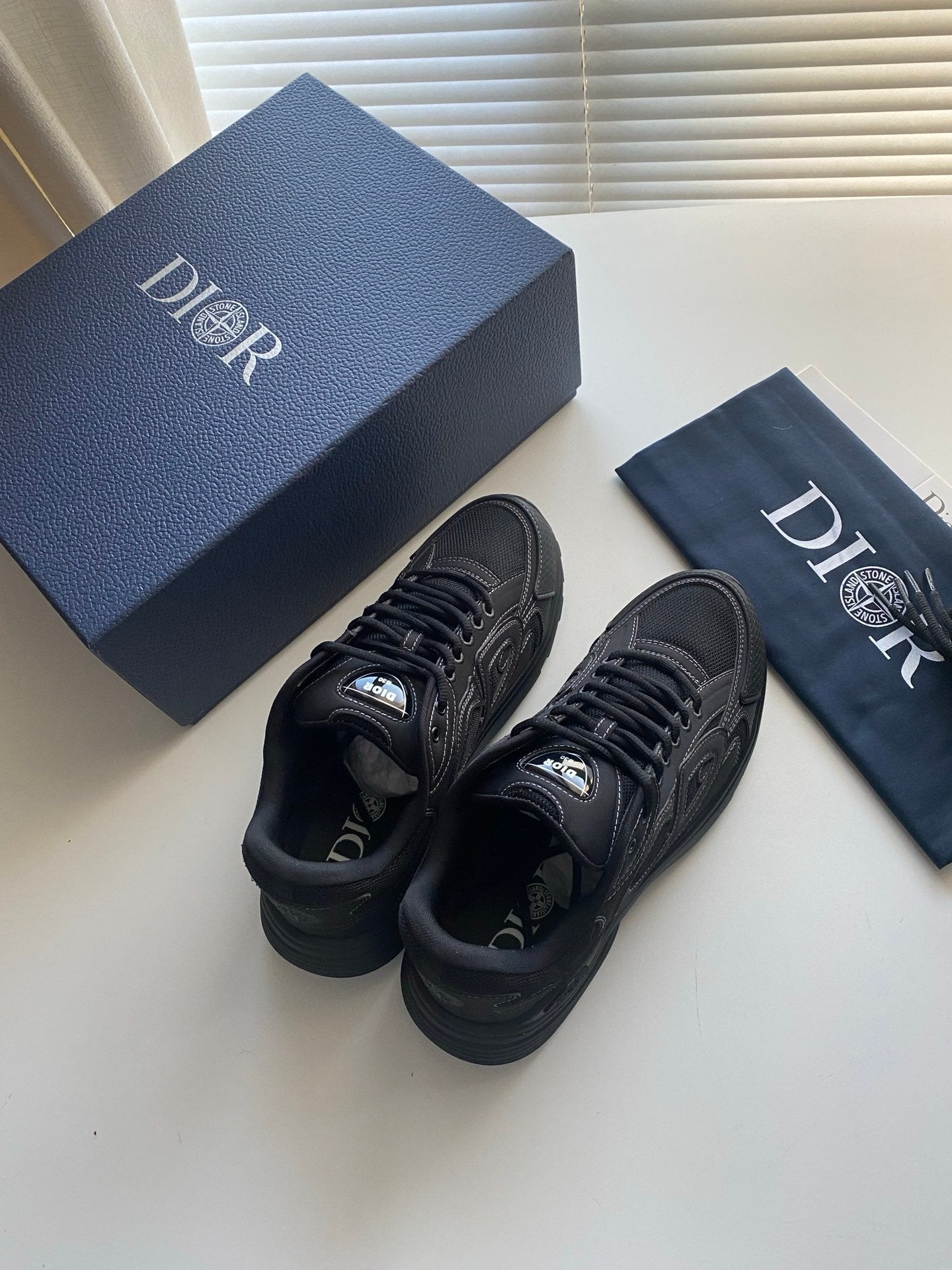 Dior B30 x Stone Island Black