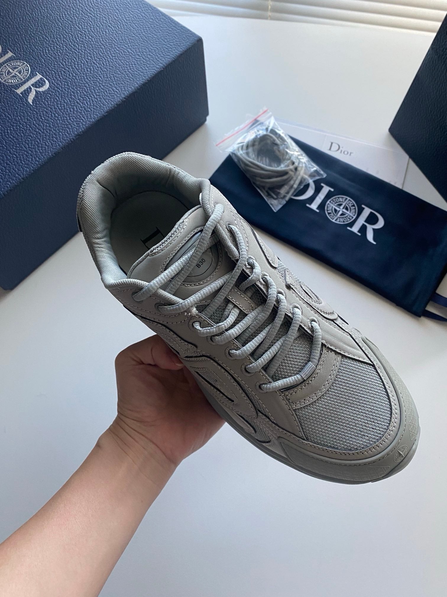 Dior B30 x Stone Island Grey