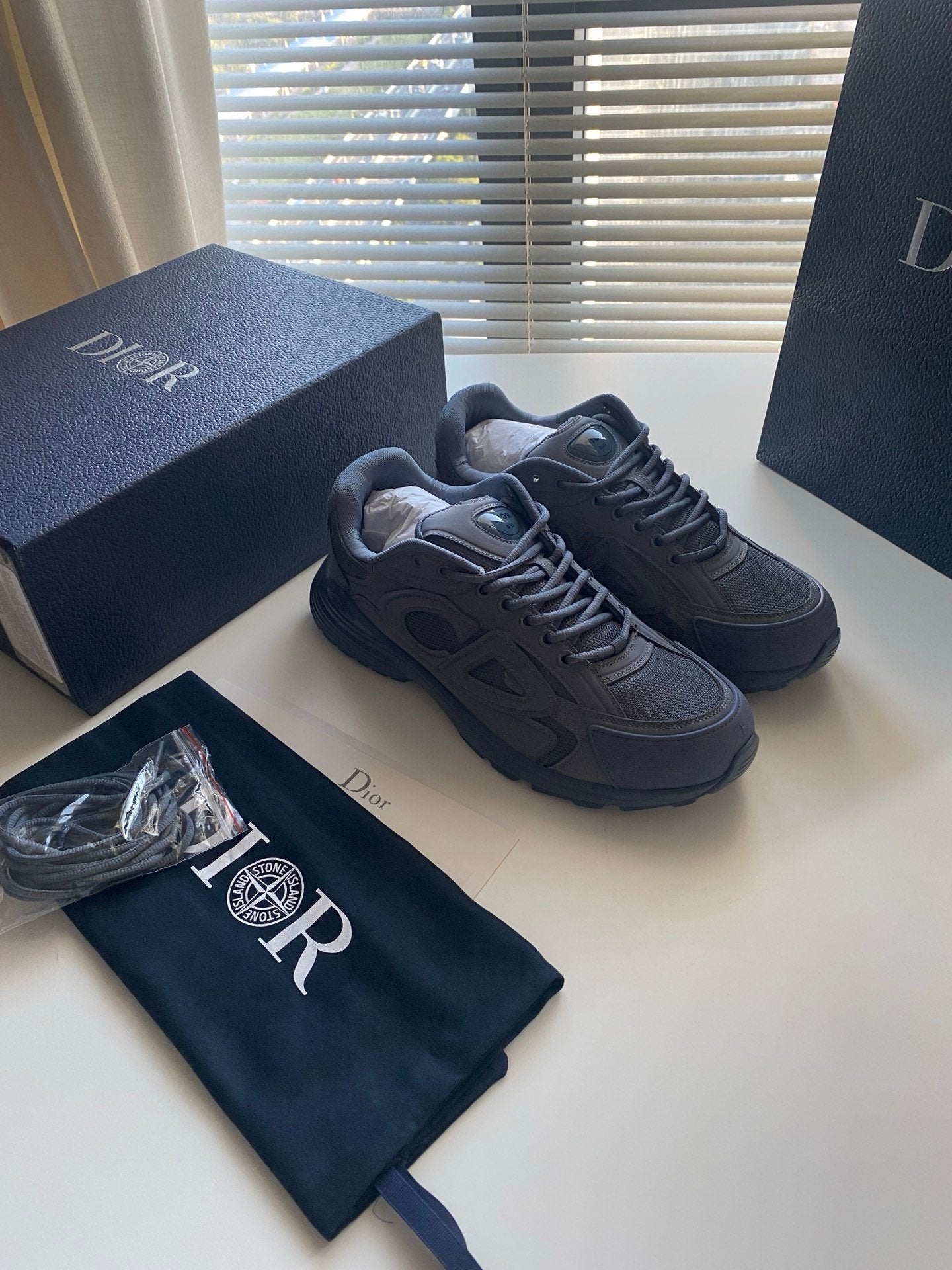 Dior B30 x Stone Island Blue
