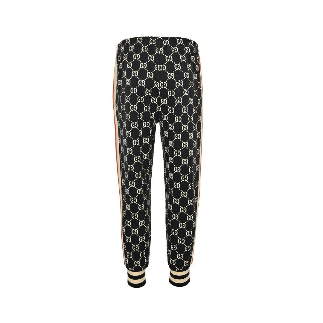 Gucci Blue Jacquard GG Louge Pants