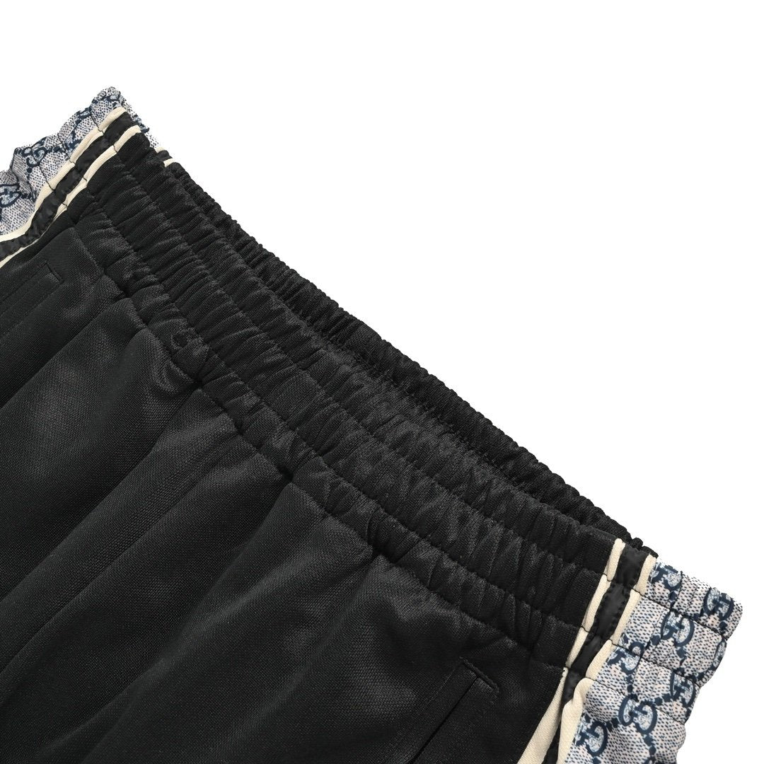Gucci Black Cotton Track Pants