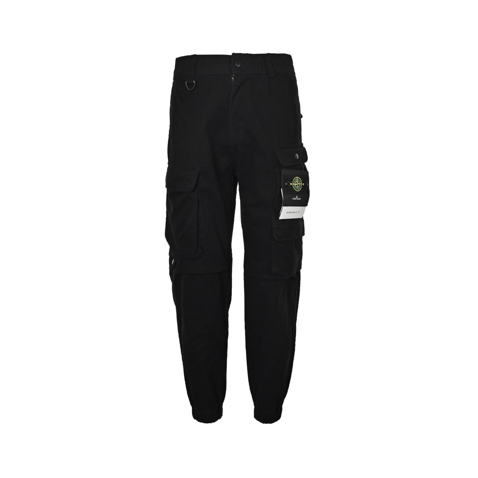 Stone Island Multi Pocket Cargo Pants Black