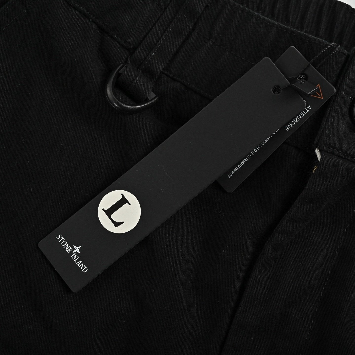 Stone Island Multi Pocket Cargo Pants Black