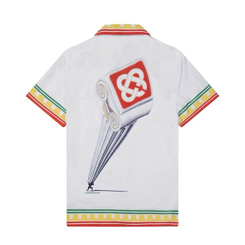 Casablanca Cuban Collar Summer Set White