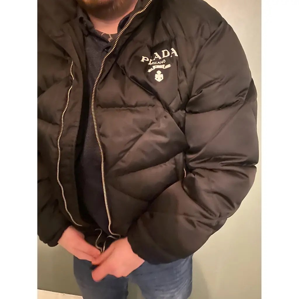 Prada Re-Nylon Down Jacket Black