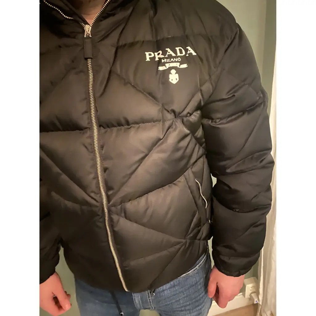 Prada Re-Nylon Down Jacket Black