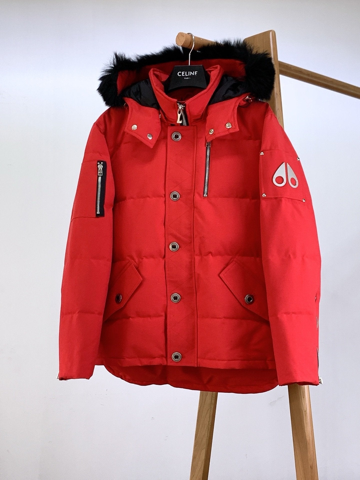 Moose Knuckles Down Jacket Red/Black