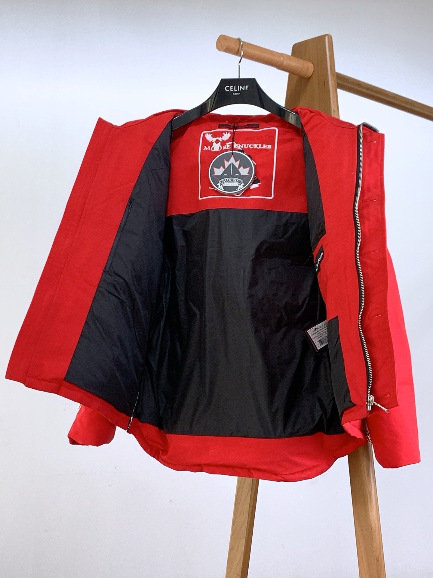 Moose Knuckles Down Jacket Red/Black