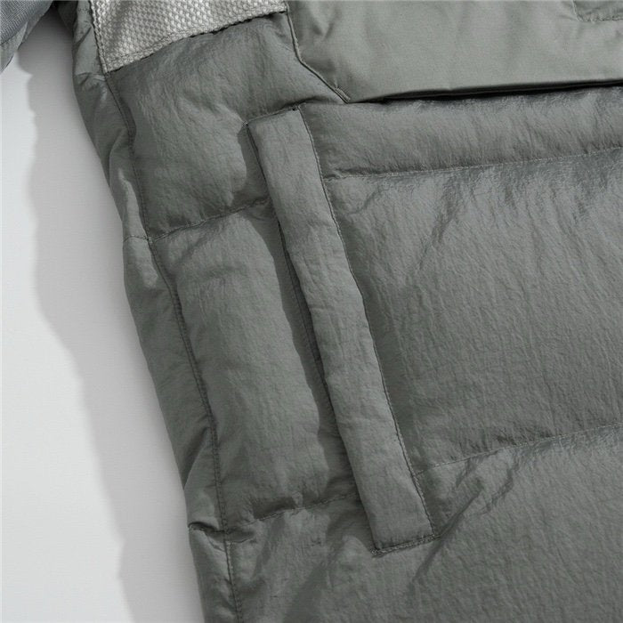 Stone Island Real Down Jacket Grey