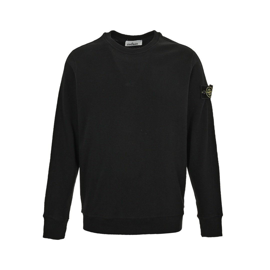 Stone Island Logo Sweater Black