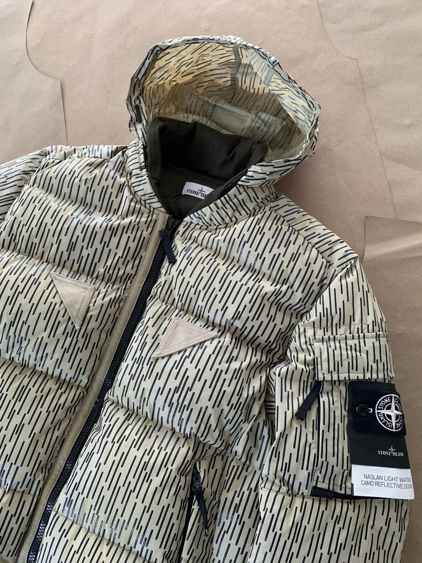 Stone Island Rain Camo Down Jacket