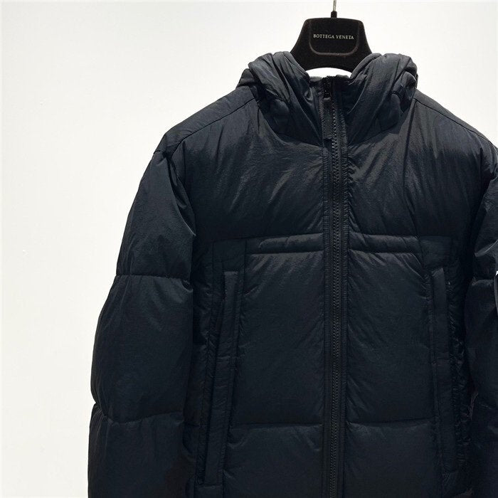 Stone Island Crinkle Reps Puffer Down Jacket Black
