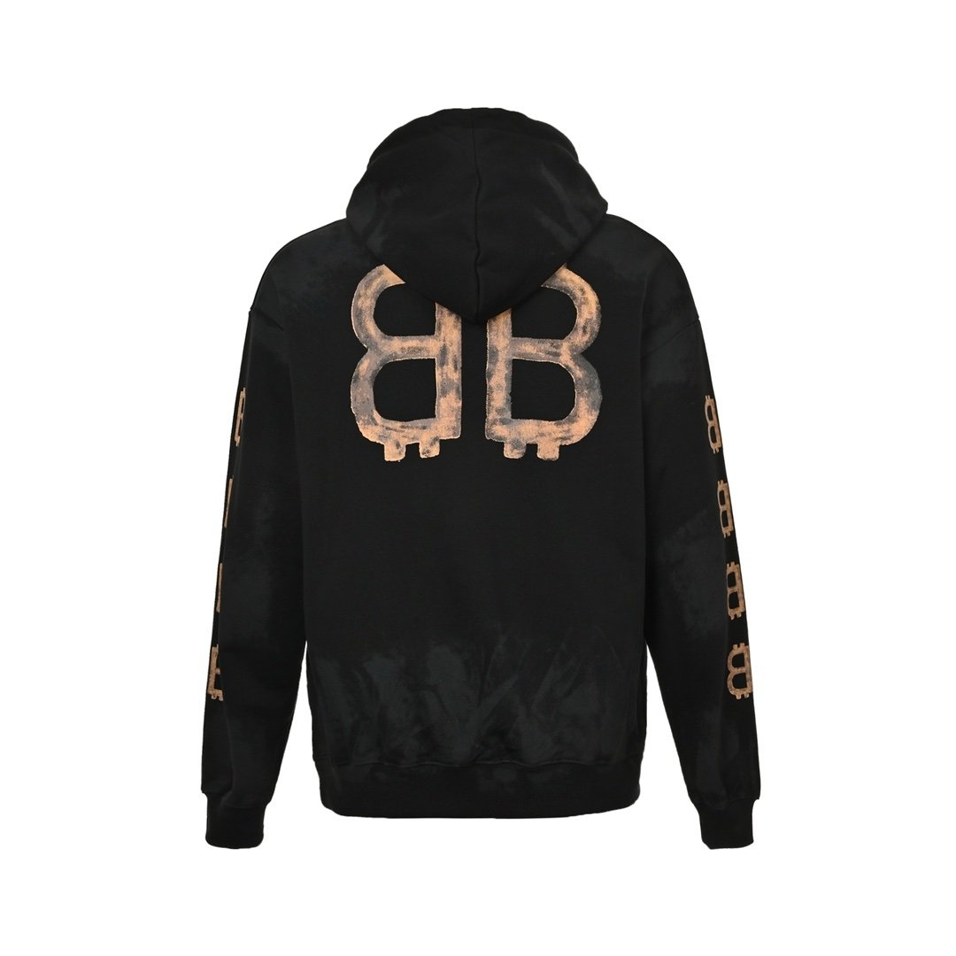 Balenciaga Crypto BB Print Hoodie