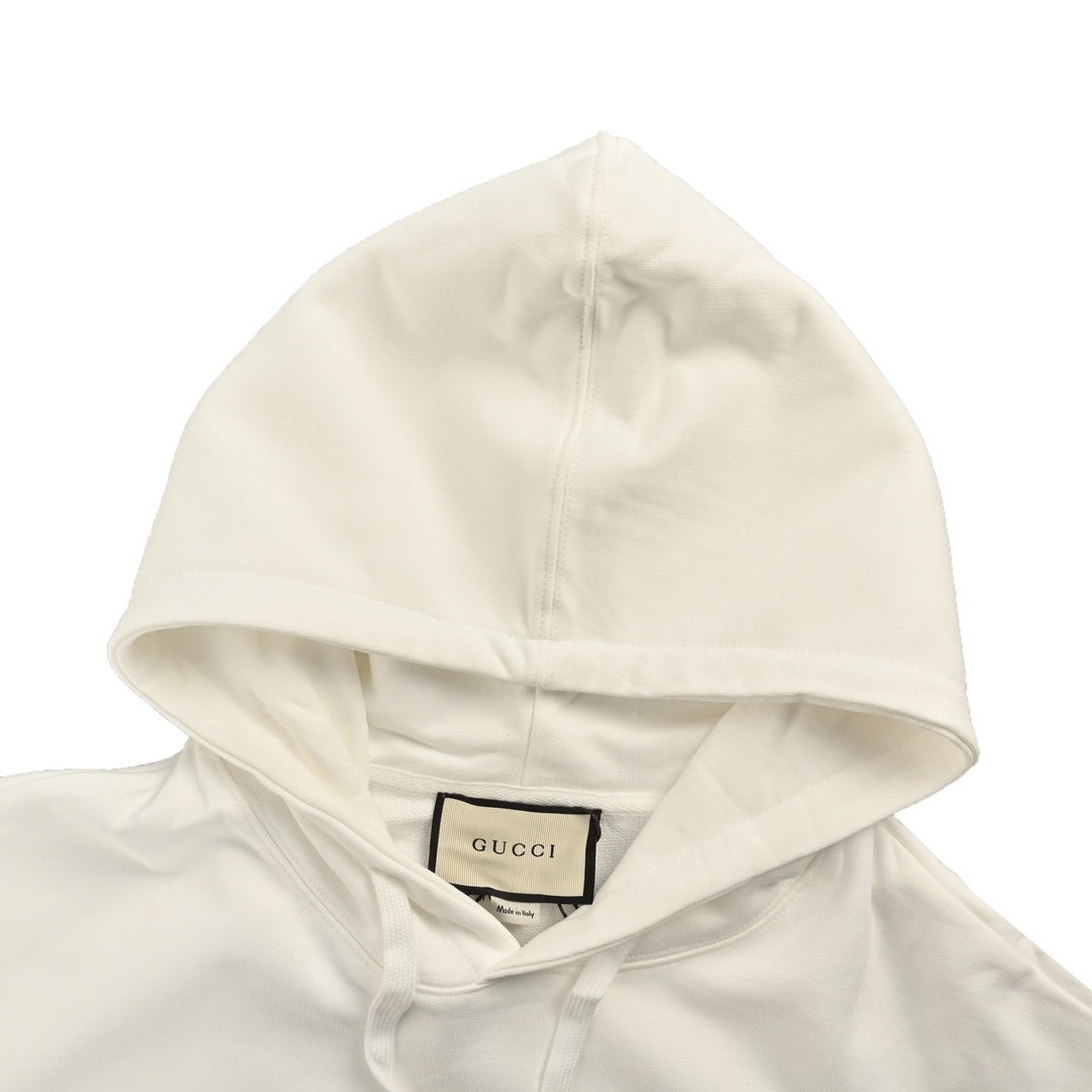Gucci Interlocking G 1921 Hoodie White