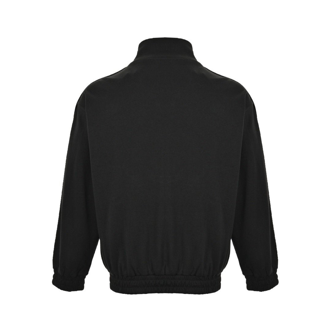 Celine Blouson Black/Red Zip Sweater