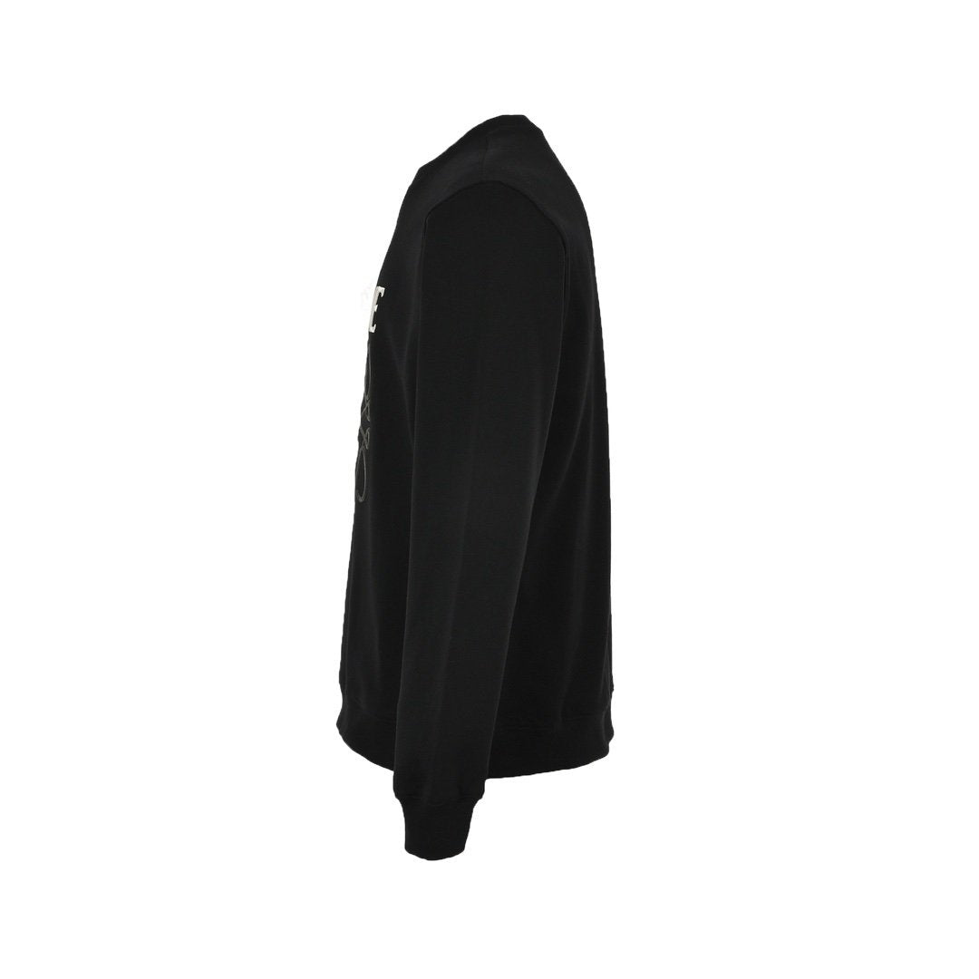 Loewe Anagram Embroidered Sweater Black