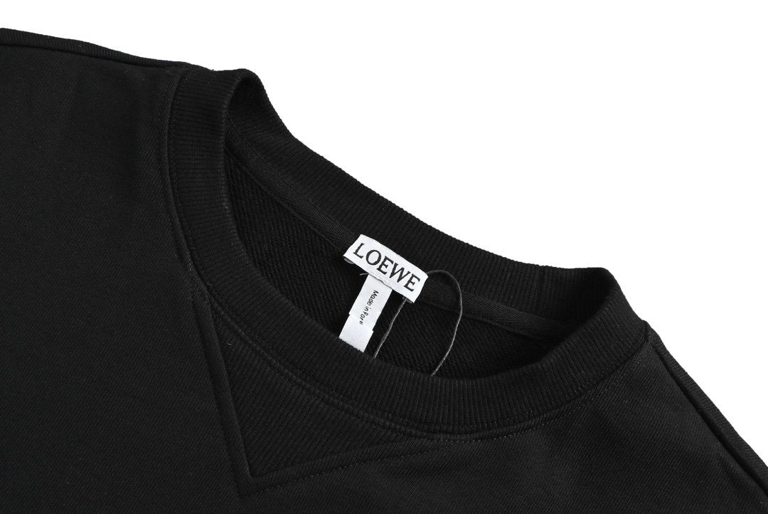 Loewe Anagram Embroidered Sweater Black
