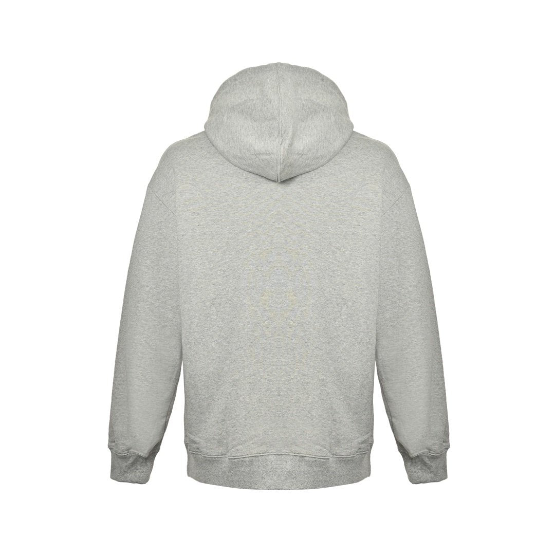 Gucci Cotton Jersey Hooded Sweatshirt Grey