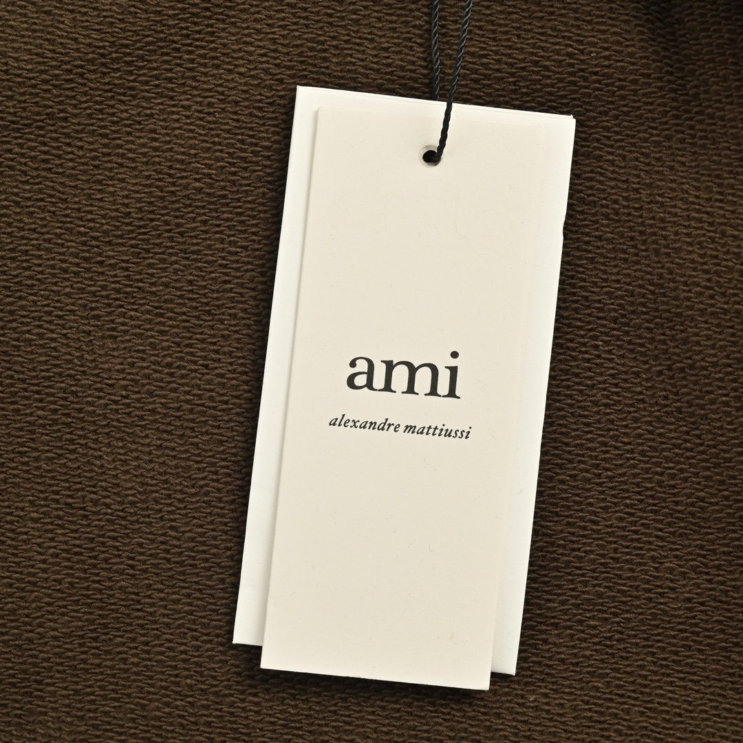 Ami Paris De Coeur Molleton Zip Hoodie
