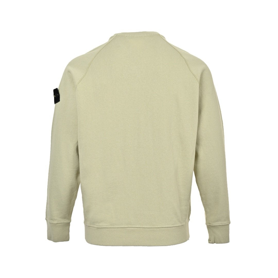 Stone Island Logo Sweater Sand